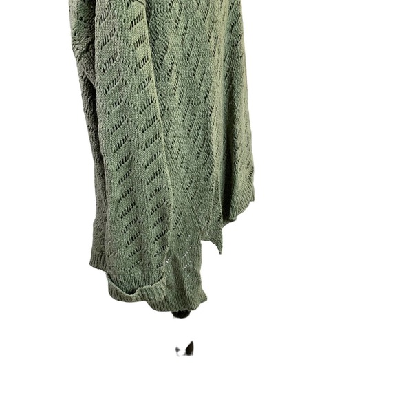 Natural Reflections Long-Sleeve Sweater Hoodie for Ladies Plus 2X Seafoam Green - Picture 7 of 11